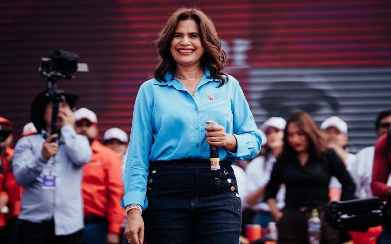 Rixi Moncada sufre baja en popularidad a menos de tres meses de las elecciones en Honduras